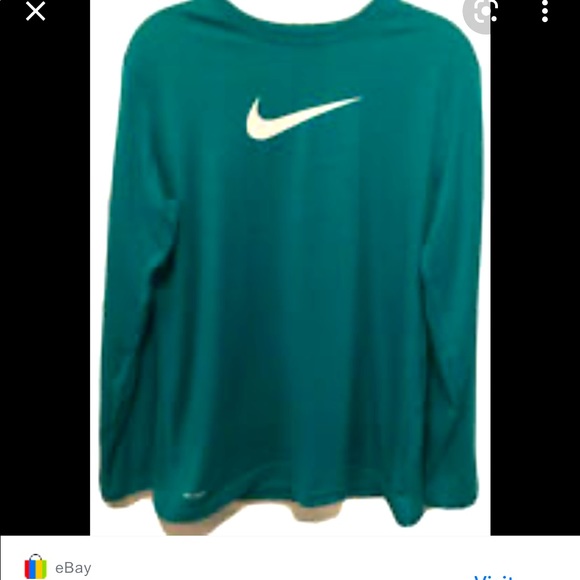 Nike Other - Nike youth Dri-fit long sleeve shirt.  NWOT Teal green.  Size XL.